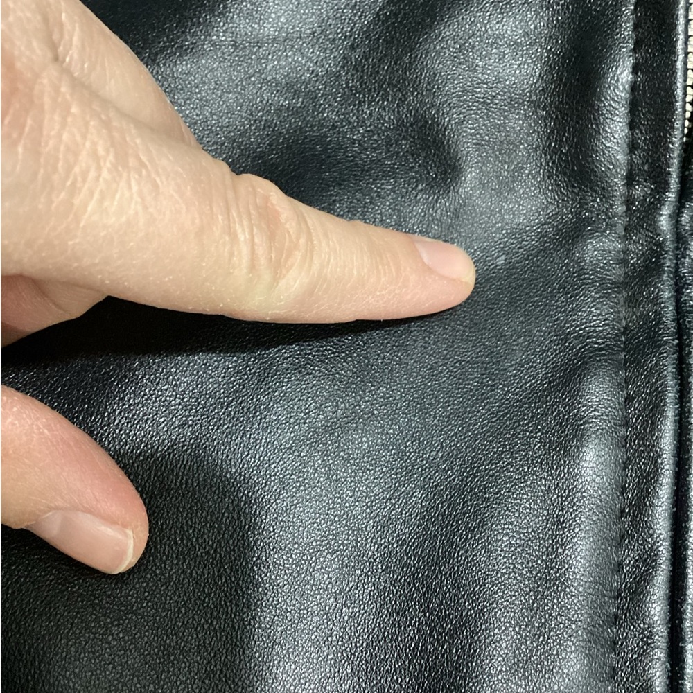 Pendleton Genuine Leather Zip Ribbed Sweater Meri… - image 7